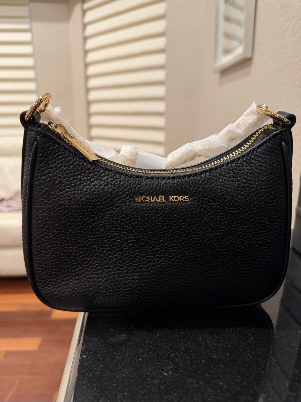 MICHAEL KORS Black Jet Set Travel Bag